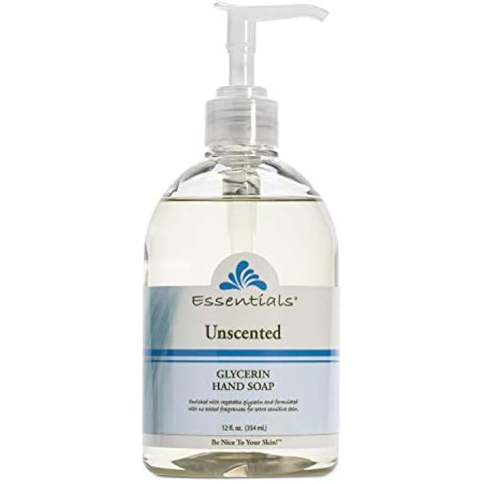 ESSENTIALS CLEARLY NATURAL BY GLYCERIN LIQUID HAND SOAP, UNSCENTED, 12-FLUID OUNCE, PACK OF 3 - Image 3